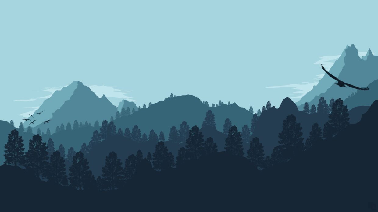 bosques-y-montanas-minimal-wallpaper