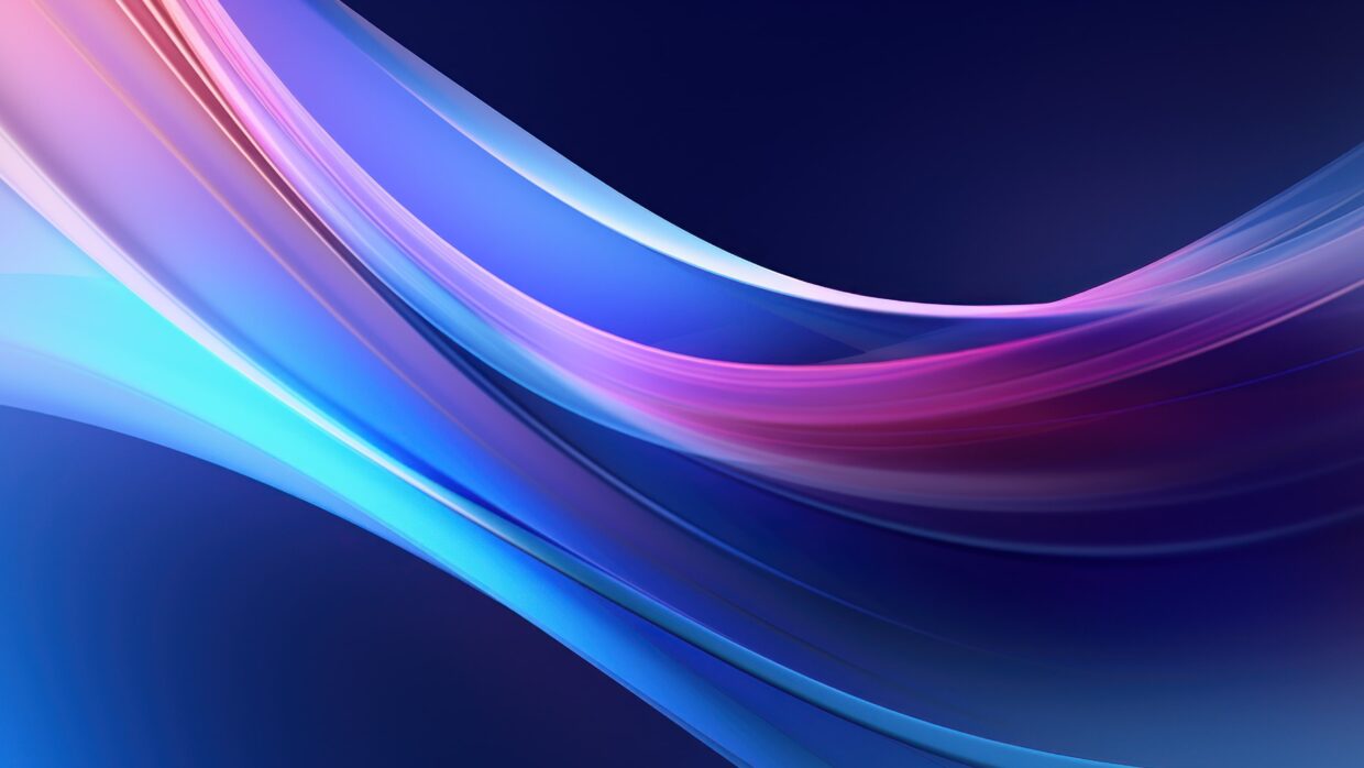 Blue-Abstract-Gradient-Layers-AI-Generated-4K-Wallpaper-3