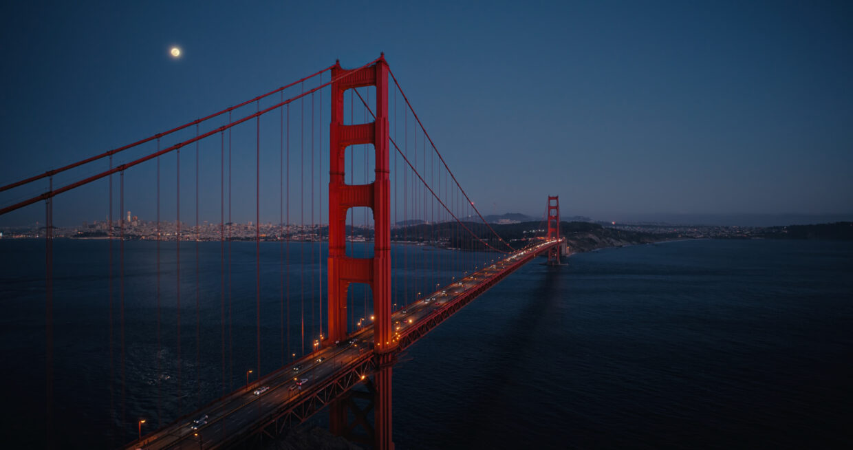 Golden Gate Night Wallpaper