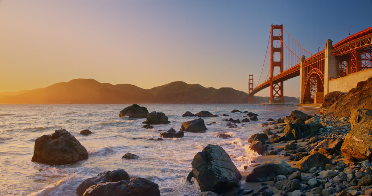 Golden Gate Sunset Wallpaper